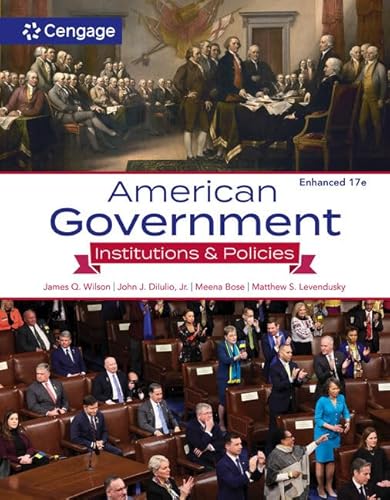 Imagen de archivo de American Government: Institutions and Policies, Enhanced a la venta por Indiana Book Company