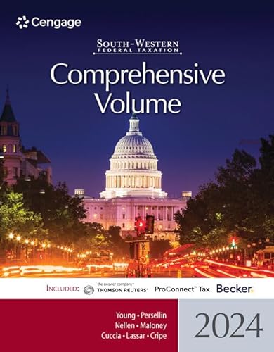 Stock image for South-Western Federal Taxation 2024: Comprehensive Volume for sale by Textbooks2go