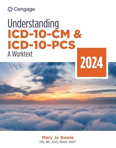 Beispielbild fr Understanding ICD-10-CM and ICD-10-PCS: A Worktext, 2024 Edition zum Verkauf von Monster Bookshop