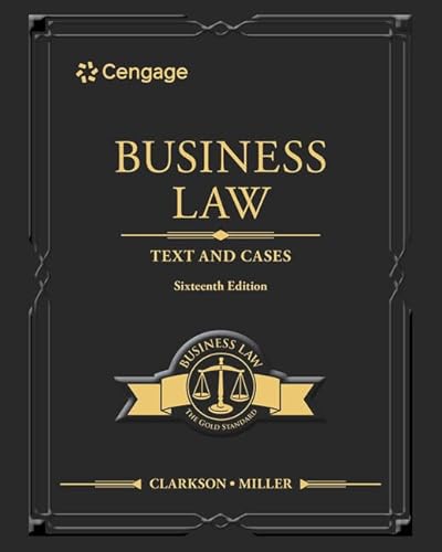 9780357985533: Business Law: Text and Cases