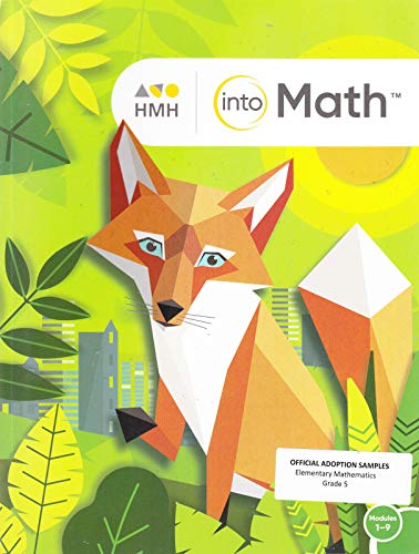 Stock image for HMH into Math, Grade 5, Volume 1, Modules 1-9: Consumable Student Workbook (2020 Copyright) for sale by ~Bookworksonline~