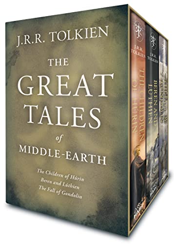 Beispielbild fr The Great Tales Of Middle-Earth: The Children of Hrin, Beren and Lthien, and The Fall of Gondolin zum Verkauf von GF Books, Inc.