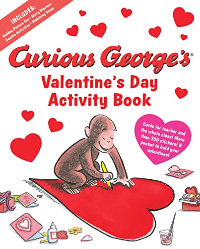 Beispielbild fr Curious George's: Valentine's Day Activity Book zum Verkauf von BookHolders