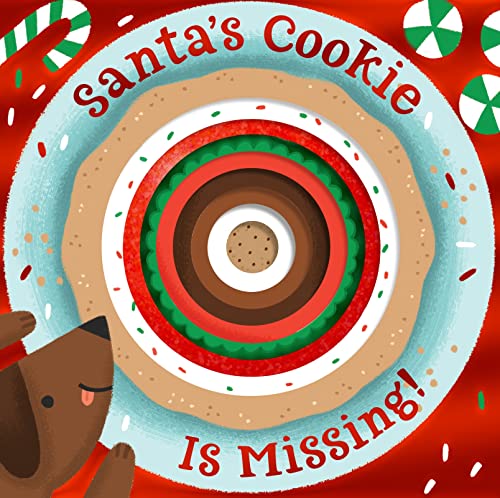 Stock image for Santa's Cookie Is Missing! (board book with die-cut reveals) for sale by SecondSale