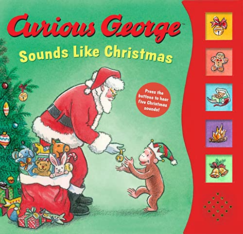 9780358064756: Curious George Sounds Like Christmas Sound Book: A Christmas Holiday Book for Kids