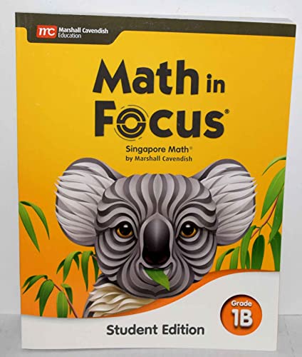 Stock image for Math in Focus Student Edition Volume B Grade 1 (Math in Focus K-5 2020 English) for sale by SecondSale