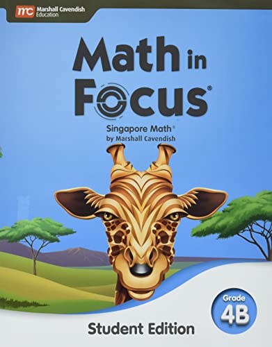 Stock image for Math in Focus Student Edition Volume B Grade 4 (Math in Focus K-5 2020 English) for sale by SecondSale