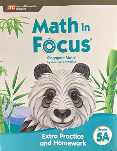 Stock image for Extra Practice and Homework Volume A Grade 5 (Math in Focus) for sale by BooksRun