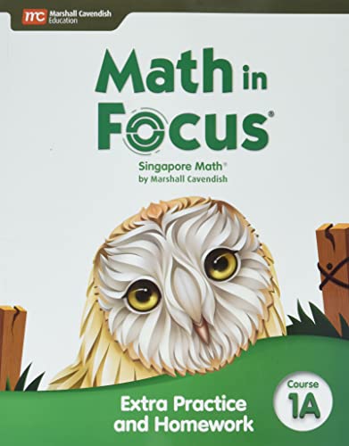 

Extra Practice and Homework Volume A Course 1 (Math in Focus)