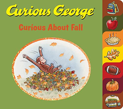 Stock image for Curious George Curious About Fall (tabbed board book) for sale by Lakeside Books