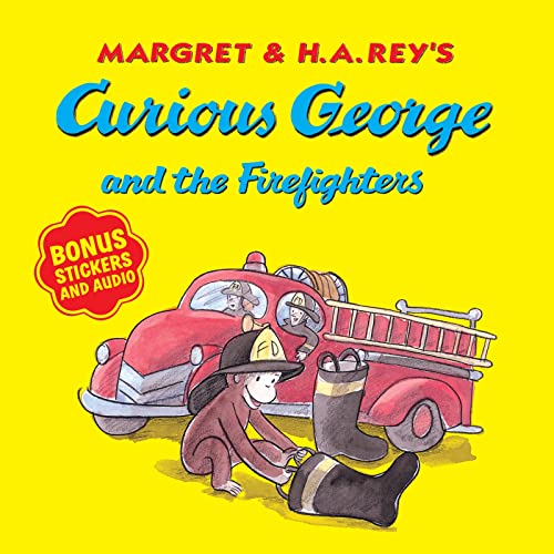 Imagen de archivo de Curious George and the Firefighters [With Bonus Stickers and Audio] a la venta por ThriftBooks-Reno