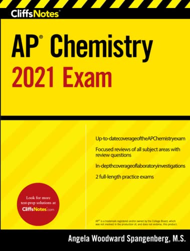 Stock image for CliffsNotes AP Chemistry 2021 Exam: 2021 Exam for sale by BooksRun