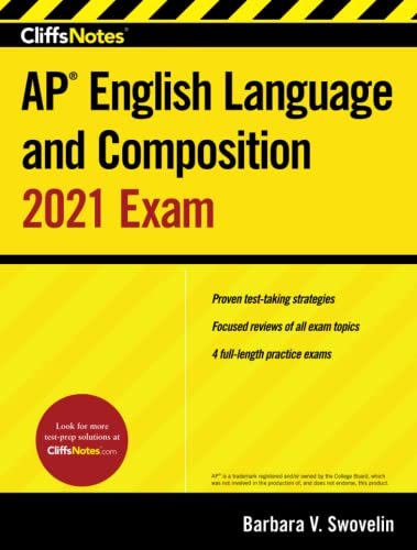 Imagen de archivo de CliffsNotes AP English Language and Composition: 2021 Exam a la venta por BooksRun