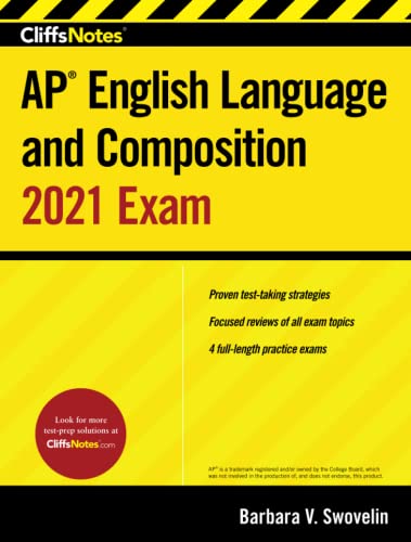 9780358353782: Cliffsnotes AP English Language and Composition 2021 Exam (Cliffnotes Ap English Language and Compositions Exam)