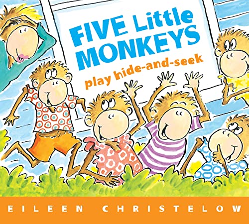 Stock image for Five Little Monkeys Play Hide and Seek Board Book (A Five Little Monkeys Story) for sale by Dream Books Co.