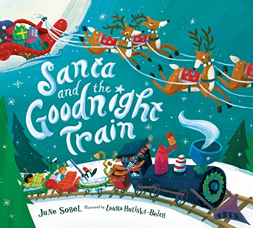 Stock image for Santa and the Goodnight Train Board Book: A Christmas Holiday Book for Kids for sale by Your Online Bookstore