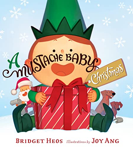 Stock image for A Mustache Baby Christmas Board Book: A Christmas Holiday Book for Kids for sale by -OnTimeBooks-