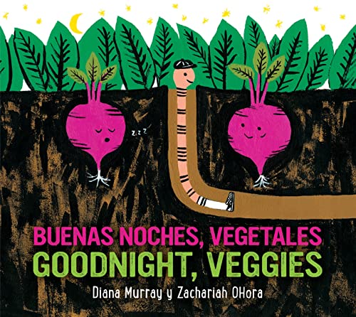 Stock image for Goodnight, Veggies/Buenas noches, vegetales Board Book: Bilingual English-Spanish for sale by SecondSale