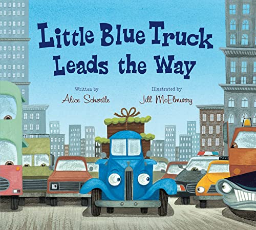 Beispielbild fr Little Blue Truck Leads the Way Padded Board Book zum Verkauf von Goodwill