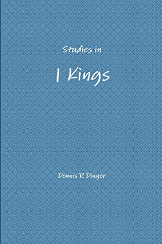 Beispielbild fr Studies in 1 Kings zum Verkauf von Lucky's Textbooks