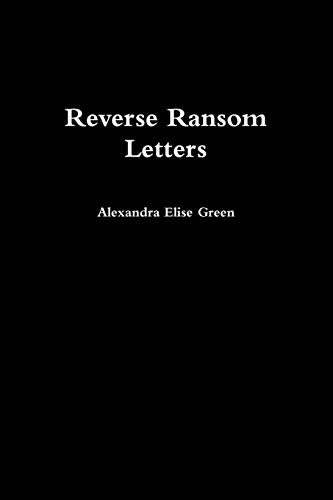 9780359148356: Reverse Ransom Letters