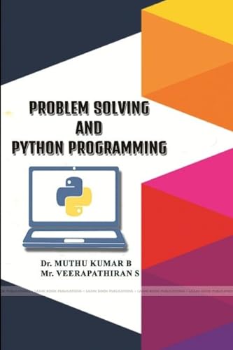 Imagen de archivo de Problem Solving and Python Programming a la venta por Ria Christie Collections