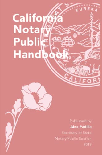 Stock image for California Notary Public Handbook for sale by Better World Books: West