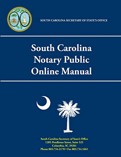9780359572083: South Carolina Notary Public Online Manual