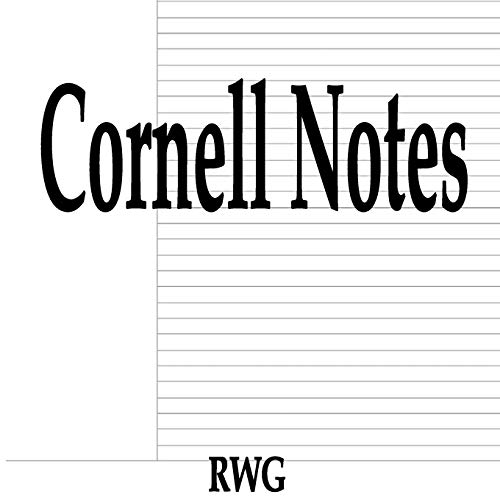 Stock image for Cornell Notes: 50 Pages 8.5" X 11" for sale by GF Books, Inc.