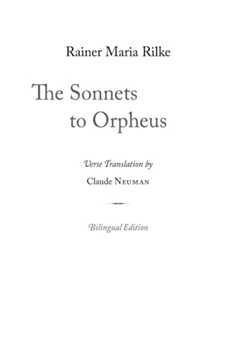 9780359819560: The Sonnets to Orpheus