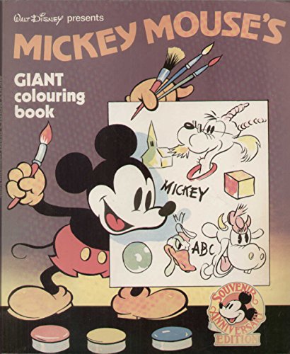 9780361042291: WALT DISNEY PRESENTS MICKEY MOUSE'S GIANT COLOURING BOOK