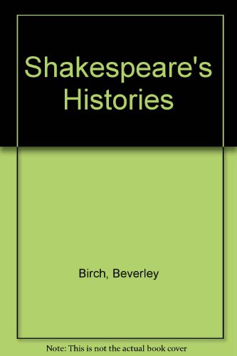 Imagen de archivo de Shakespeare's Histories a la venta por WorldofBooks