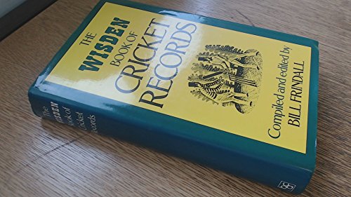 Stock image for Wisden Book of Cricket Records for sale by AwesomeBooks