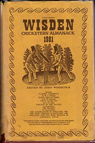 Stock image for Wisden Cricketers' Almanack 1981 (118th Edition) for sale by Goldstone Books