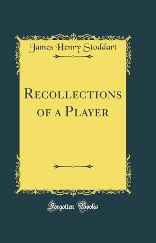 Stock image for Recollections of a Player Classic Reprint for sale by PBShop.store US