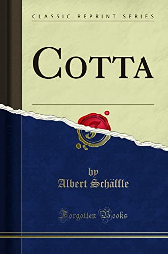 Stock image for Cotta (Classic Reprint) for sale by PBShop.store US