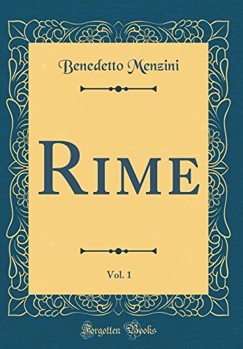 Stock image for Rime, Vol. 1 (Classic Reprint) for sale by PBShop.store US
