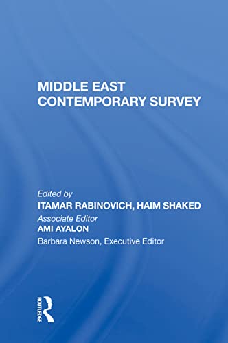 Beispielbild fr Middle East Contemporary Survey. Volume XI 1987 zum Verkauf von Blackwell's
