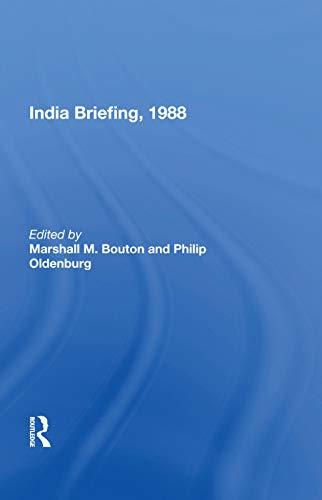 Stock image for India Briefing, 1988 for sale by Chiron Media