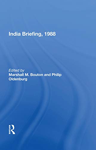 Stock image for India Briefing, 1988 for sale by Blackwell's