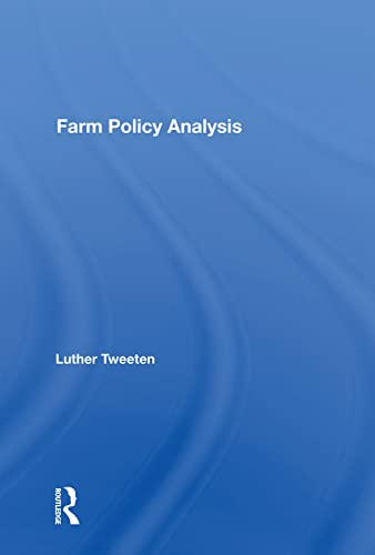 Beispielbild fr Farm Policy Analysis zum Verkauf von Chiron Media