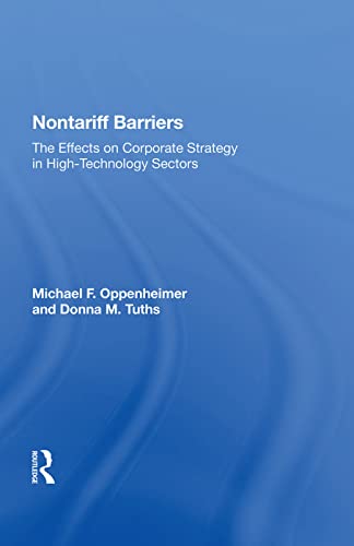 Beispielbild fr Nontariff Barriers zum Verkauf von Blackwell's