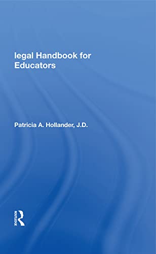 Stock image for Legal Handbook For Educators for sale by Chiron Media