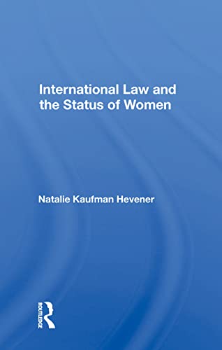 Beispielbild fr International Law and the Status of Women zum Verkauf von Blackwell's