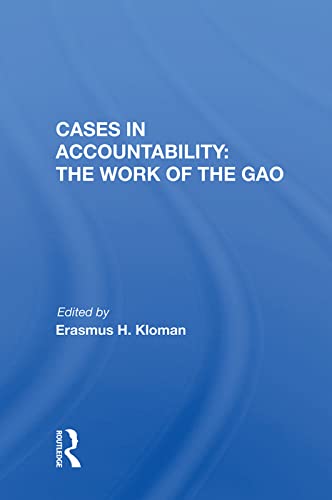 Stock image for Cases in Accountability: the Work of the Gao for sale by Chiron Media