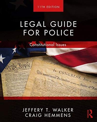 Beispielbild fr Legal Guide for Police: Constitutional Issues zum Verkauf von HPB-Red