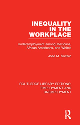 Stock image for Inequality in the Workplace: Underemployment among Mexicans, African Americans, and Whites for sale by Blackwell's