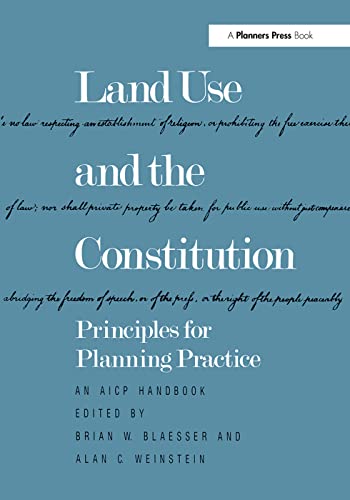 9780367099442: Land Use and the Constitution: Principles for Planning Practice (Aicp Handbook)