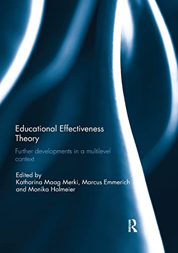 Beispielbild fr Educational Effectiveness Theory: Further developments in a multilevel context zum Verkauf von ThriftBooks-Atlanta