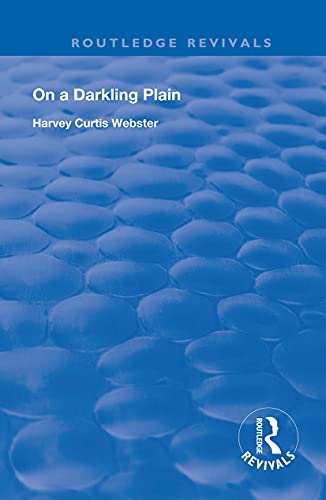 9780367110734: On a Darkling Plain: The Art & Thought of Thomas Hardy (Routledge Revivals)